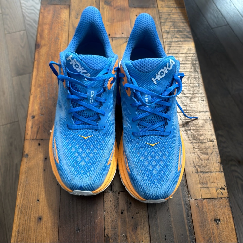 Hoka One One Vibrant Blue Athletic Shoes